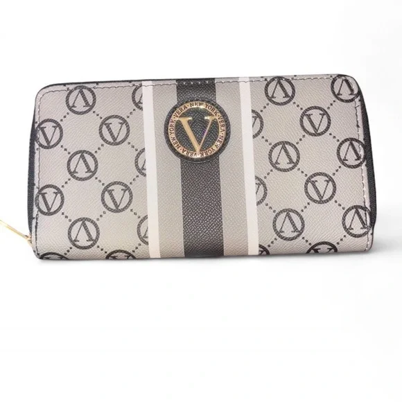 Vera Wang New York Vera Signature Zip Around Monogram Wallet - Picture 3 of 6